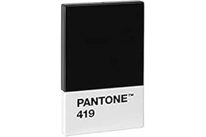 Copenhagen design Creditcard Pantone Credit & Business Holder, Plastic Card Case, 95x60x11 mm, Black, 419 C, One Size