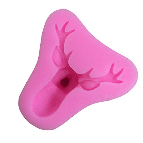 Magideal 3d Silicone Stag Christmas Deer Elk Fondant Cake Chocolate
