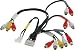 Produktbild Audio / Video RCA Line Out AV HF Komplett Adapterkabel für Alpine INE-S900R mit 16pin und 24pin Stecker