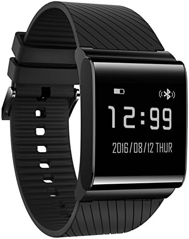 SZZHCKJ X9 Plus Bluetooth 4.0 Smart Bracelet Wristband With Heart Rate/Blood Pressure/Emotional Status/Fatigue Level Monitor Sport Fitness Tracker for Android or IOS Phone (Black)