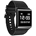 Price comparison product image SZZHCKJ X9 Plus Bluetooth 4.0 Smart Bracelet Wristband With Heart Rate/Blood Pressure/Emotional Status/Fatigue Level Monitor Sport Fitness Tracker for Android or IOS Phone (Black)
