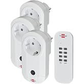 Brennenstuhl Comfort Line Uzaktan Kumandalı 3 Adet Tekli Priz