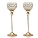 Produktbild Hehong Kristall Kerzenhalter Home Decoration Romantische Weihnachten 2 Pack