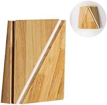 NWLAMP Wooden LED Wall Lamp, Modern Simple Wall Lantern Sconce, Decorative Wall Light Fixture, Wall Mount Light for Bedroom Living Room Hall Restaurant