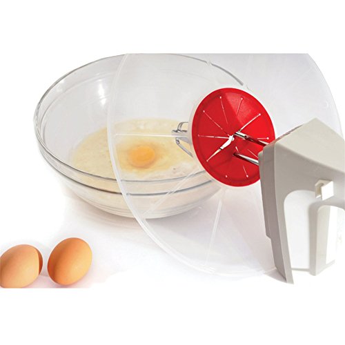 1 Stück 29,8 cm Silikon Splatter-Bildschirm Backen Rührschüssel Guard umfasst Töpfe, Schilde, Splatter-Sprays, verhindert überschwappen