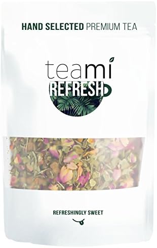 STRAWBERRY MANGO MINT TROPICAL TEA w/ 100% Real Fruit - Refresh by Teami Blends - Cooling, Improve Digestion, Reduce Stomach Bloating, Burn Fat, Anti-Aging Properties &amp; Promote Bone Health (3)