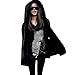 Produktbild Fanxing Damen Mantel Faux Pelz Winter Warme Parka Jacke mit Kapuze Outwear (Schwarz, M)