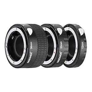 Neewer Metal Auto Focus AF Macro Extension Tube Set 12mm,20mm,36mm for Nikon AF,AF-S Lens DSLR Camera,Such as D7200 D7100 D7000 D5500 D5300 D5200 D5100 D5000 D3300 D3200 D3100 D3000 D700 D600 D500