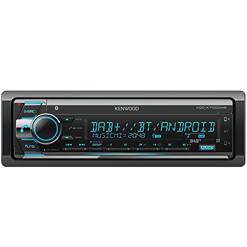 Kenwood KDC-X7100DAB Digitalautoradio mit Bluetooth-Freisprecheinrichtung und Apple iPod-Steuerung schwarz