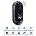 Price comparison product image HUIGE Video Doorbell 720p HD video, two-way talk, motion detection, wifi-connected, Satin Nickel