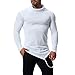 Produktbild Kapuzenpullover Herren,Herren Stehkragen Pure Farbe Langarm T-Shirt Tops Bluse, Binggong Herren Mantel