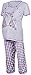 Happy Mama. Women's Maternity Nursing Breastfeeding Pyjamas Nightwear. 220p (Purple, UK 18)