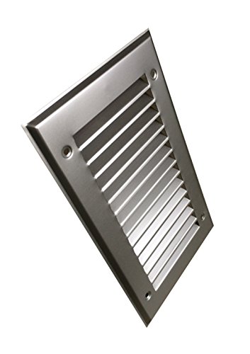 Lüftungsgitter Aluminium eloxiert 150 x 250mm incl. Insektenschutz
