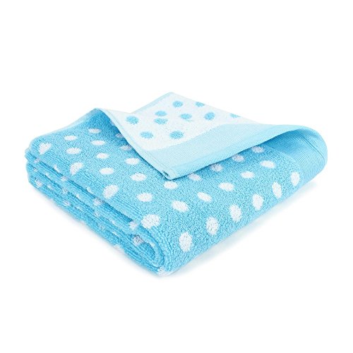 Graphic Dots Handtuch, 50 x 100 cm, 550 g/m2, Farbe: Türkis