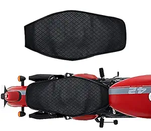 Pure Biking Stylish Diamond Cut Design Seat Cover for Jawa Classic & 42