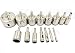 Produktbild vzer 15 pcs 6 mm – 50 mm Diamant-Lochsäge Tile Keramik Glas Porzellan Marmor Bohrer Set