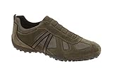  Geox Herren U Snake R Sneakers, Taupe/Grau, 42 EU