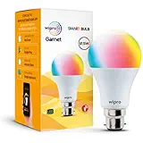 wipro WiFi Enabled Smart LED Bulb B22 12.5-Watt (16 Million Colors + Warm White/Neutral White/White) (Compatible with Amazon Alexa and Google Assistant)