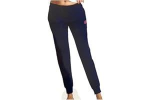 Lotto Pantalone Felpa Donna in Cotone Elasticizzato, Sportivo Pantalone Felpa Donna