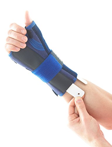 Neo G Muñequera y órtesis para pulgar estabilizada - Derecha - Calidad de Grado Médico. Ayuda con el síndrome del túnel carpiano, la tendonitis y tenosinovitis. Tamaño Universal - Unisex