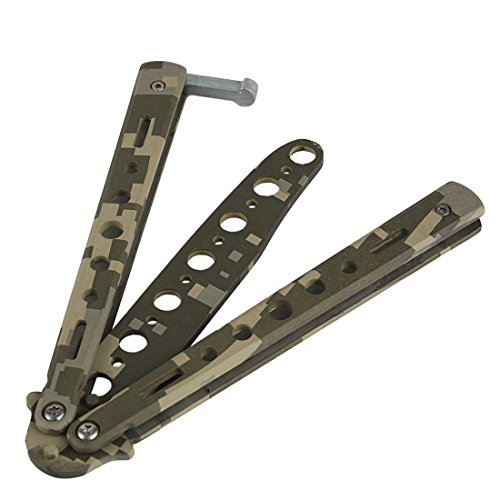 Andux Zone Flip Trainer Praxis-Tool Rostfreier Stahl mit Löchern CS/HDD12 (Armeegrün)