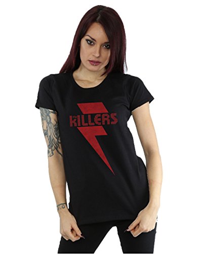 The Killers mujer Red Bolt Camiseta Medium Negro