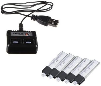 CreaTion® NEW VERSION - V911 helicopter charger with 5pcs 200mAh battery