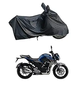 RiderShine 100% Waterproof Bike Body Cover for Yamaha FZ S V3.0 FI (Black)