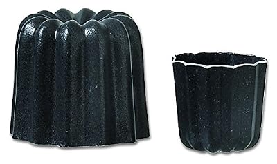 La Brunoise Paquet de 6 moules cannelés ALU anti-adhésif professionnels à 35 mm de diamétre