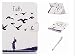 Produktbild KSHOP Case Cover für Case Samsung Galaxy Tab T350 Hülle, KSHOP iPad Air 2 Schutzhülle Tasche PU Lederhülle Flip Bookstyle mit Eingebautem Magnet Magnetverschluss Handyhülle Sehr Dünn Standfunction Case Backcover Painted Tasche Karten Slot Schutzhülle Etui Brieftasche Lederhülle - faith Mädchen Schwan + Metall Stift Stylus Pen Silber