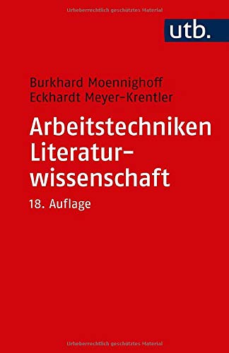 Arbeitstechniken Literaturwissenschaft
