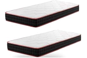 IZTOSS Matelas 90x190 Lot de 2,Epaisseur 14CM .Matelas 1 Personnes Mousse A Mémoire(90x190CM Lot de 2)