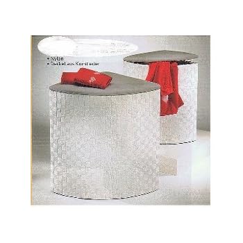 Wäschekorb aus Nylon Ecke Farbe weiß (Sitzhocker): Amazon.de: Küche