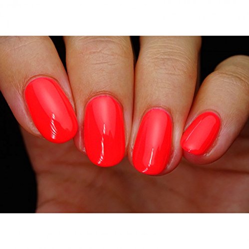 Pink Gellac UV Nagellack 191 Neon Flirt. Professionelle Gel Nagellack Schellac für mindestens 14 Tage perfekt glänzende Nägel - 3