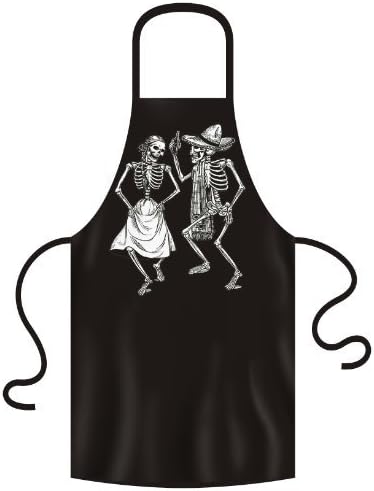 Tivio Shirt Cool Suger Skull Apron: Dancing Skeletons Colour: Black Size: unisex