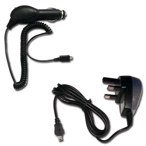 Kindle Fire HD6 / HD 6 3 Pin UK Mains/Wall Charger & In Car Power Charger Cable Lead (Micro USB Connection) - CE - ROHS - UK Approved