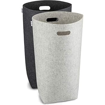 Elwin Neiles® - 80L/2St. - Designer Wäschekorb aus stilvollem Filz