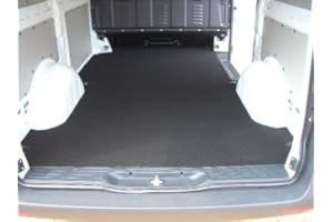 DSX Laderaummatte Teppich passend für Mercedes Vito Bj.ab 2014 W447 Transporter/Kastenwagen mit Trennwand zum Fahrerhaus, langer Radstand (5140mm Aussenlänge), Schiebetür rechts, Textil, Schwarz