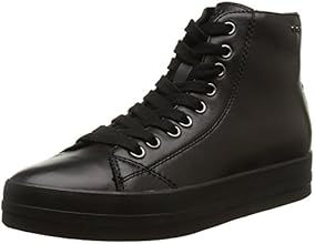 Geox D Hidence A, Sneaker, Donna, Nero (Black), 37