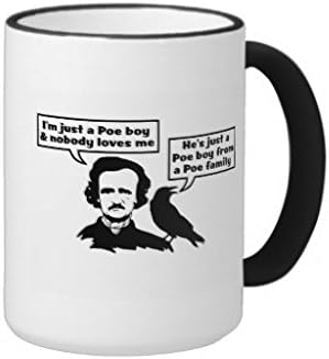 Polyo Fantastic Mug Polyo Fantastic Mug Funny Edgar Allan Poe Coffee Mug