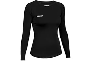 FORZA Women's Base Layer Long Sleeve Top – Quick Dry Sweat-Wicking Compression Shirt for Sports & Training – XS to XL – Multiple Colours