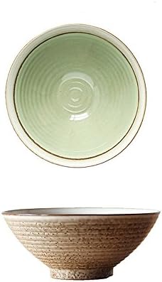 PEIPEI SHOP Modern Personality White Tableware Ceramic Soup Bowl Hat Hats Large Ramen Bowl Household Beef Noodle Bowl ( Color : B )