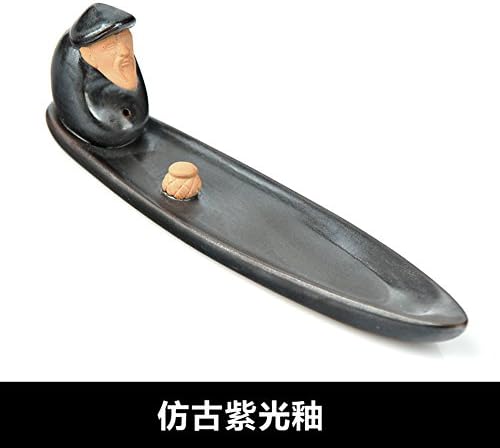 Ceramic fisherman aroma pot creativity of sandalwood incense burner-B