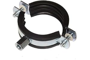 HEYWOOD 10 Stück Schraubrohrschellen Rohrschelle Stahl verzinkt (101-106 mm)