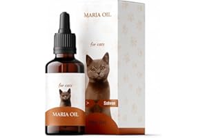 MARIA CBD OIL maria Oil gatto 5% Gusto , Calma il gatto riducendogli l'Ansia, Alleviare Migliora i Dolori Olio ideale per migliorare la della Vita dell'animale