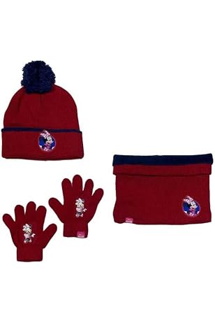 Ensemble Bonnet Et Gants Paw Patrol Skye - Bonnet Avec Oreilles 3D, Rose, Taille Unique - Pour Fille, Hiver