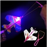 UChic 3 STÜCKE DIY Auswurfzyklotron Licht Flugzeug Katapult Slingshot Flugzeug Für Kinder Geschenk Spielzeug Farbe Zufällig