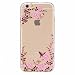 Produktbild iPhone 6 plus Hülle, iPhone 6s plus Schutzhülle, MUTOUREN Crystal Kirstall Handyhülle Case Cover TPU Silikontasche Transparent Ultra dünne Gel Anti-scratch hinten Tasche Etui Bumper Weiß - schön Blumen Garten