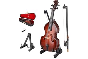 PSSOPP Mini Cello Model Cello Ornaments Musical Instrument Decorative Pocket Musical Instrument for Mini House Room Furnishings