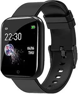 M1 Smart Watch Id-116 Bluetooth Smartwatch Wireless Fitness Band for Boys, Girls, Men, Women & Kids | Sports Gym Watch for All Smart Phones I Heart Rate and spo2 Monitor Smart Watch for Men and Women Activity Tracker (Black)